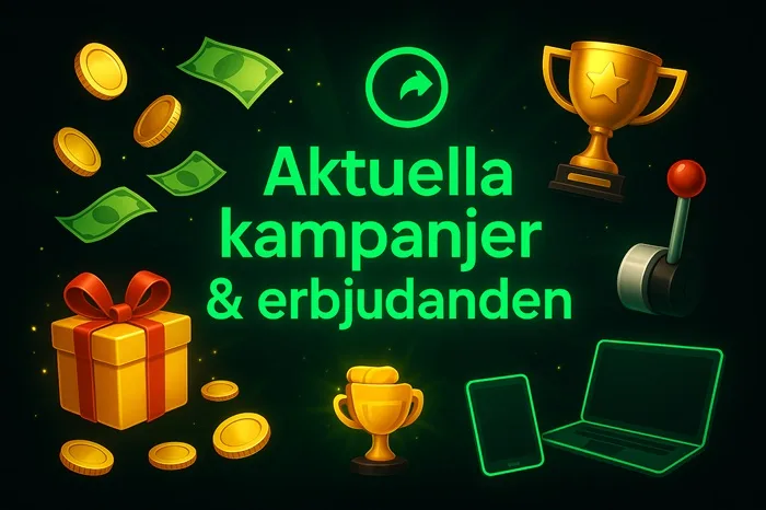 Aktuella kampanjer & erbjudanden Swift Casino