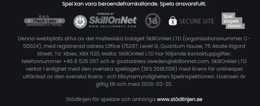 Tryggt och lagligt spel